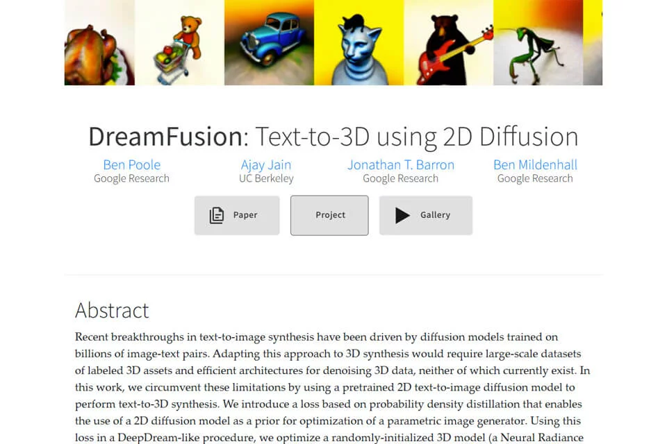 DreamFusion