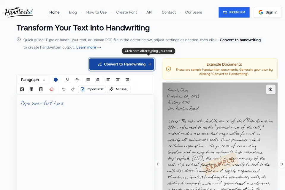 HandtextAI
