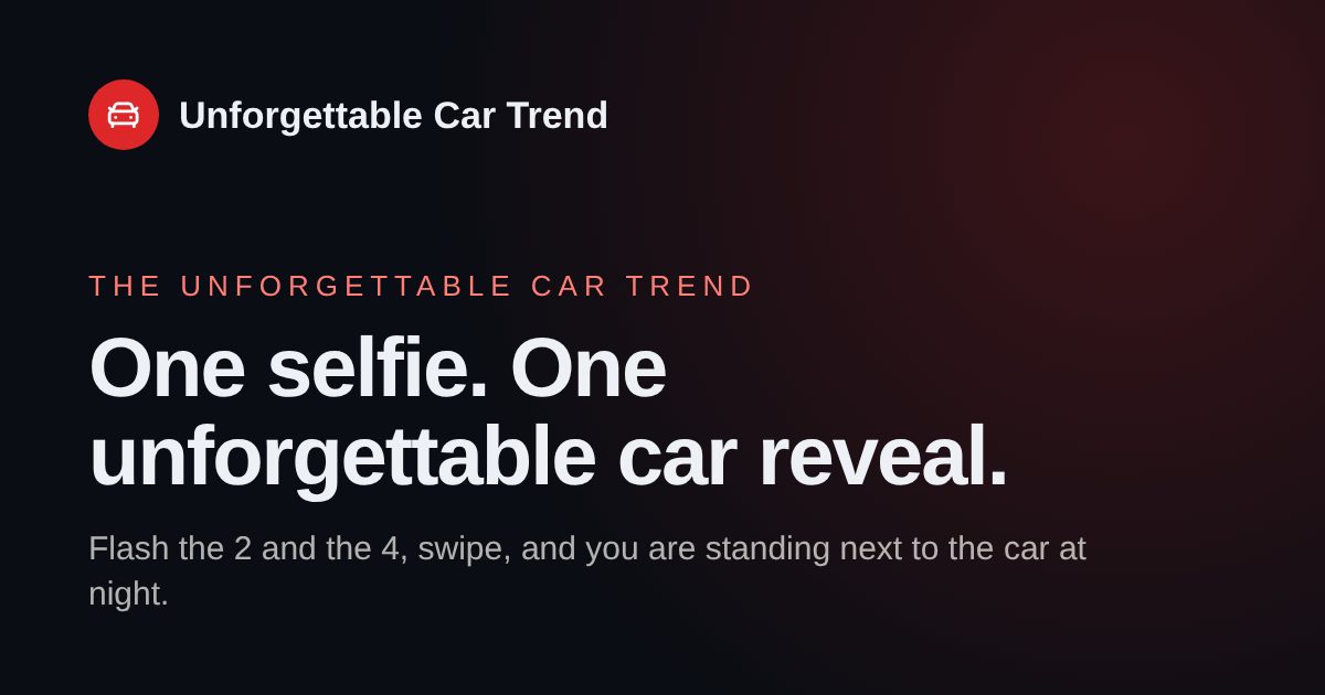 Unforgettable Car Trend